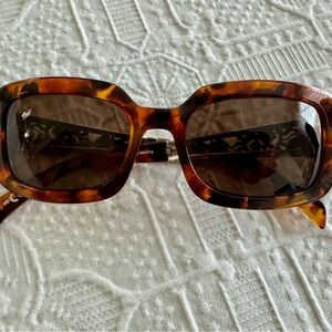 Brighton Embellished Tortoise Shell Sunglasses